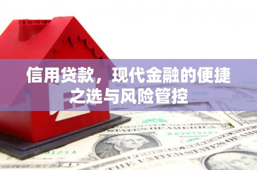 平泉信用贷款，现代金融的便捷之选与风险管控