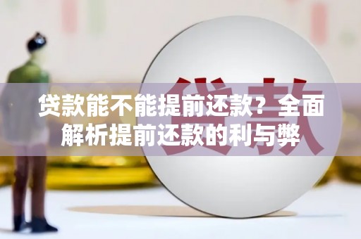 平泉贷款能不能提前还款？全面解析提前还款的利与弊