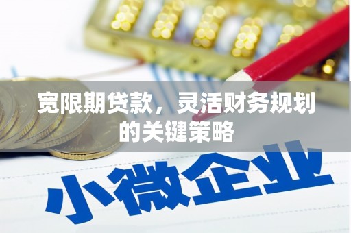 平泉宽限期贷款，灵活财务规划的关键策略