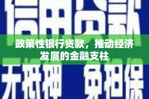 平泉政策性银行贷款，推动经济发展的金融支柱