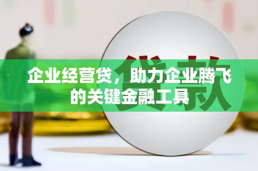 平泉企业经营贷，助力企业腾飞的关键金融工具