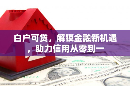 平泉白户可贷，解锁金融新机遇，助力信用从零到一