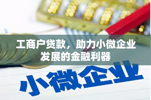平泉工商户贷款，助力小微企业发展的金融利器