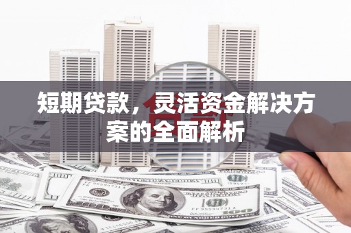 平泉短期贷款，灵活资金解决方案的全面解析