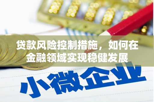 平泉贷款风险控制措施，如何在金融领域实现稳健发展