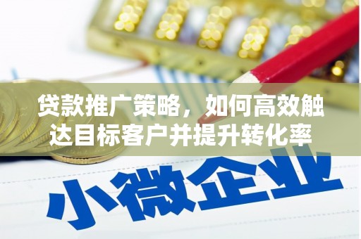 平泉贷款推广策略，如何高效触达目标客户并提升转化率