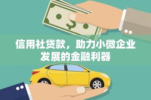 平泉信用社贷款，助力小微企业发展的金融利器