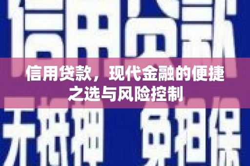 平泉信用贷款，现代金融的便捷之选与风险控制