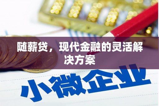 平泉随薪贷，现代金融的灵活解决方案