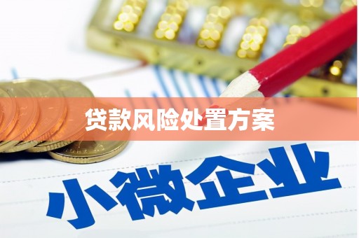 平泉贷款风险处置方案