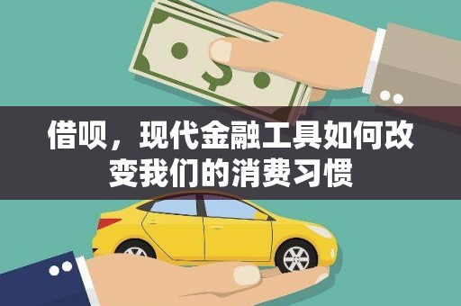 平泉借呗，现代金融工具如何改变我们的消费习惯