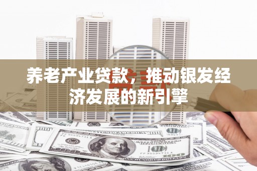 平泉养老产业贷款，推动银发经济发展的新引擎