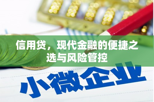 平泉信用贷，现代金融的便捷之选与风险管控