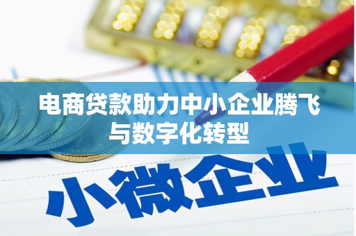 平泉电商贷款助力中小企业腾飞与数字化转型